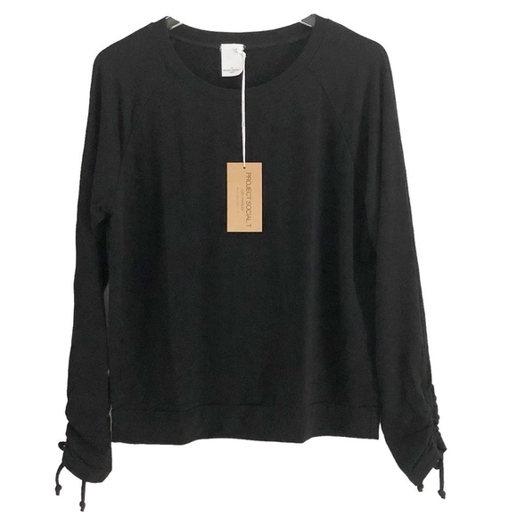 Project Social T Black Long Sleeve Pullover Size Small - Picture 1 of 7